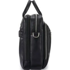 Samsonite Classic Leather 15.6" Laptop & Tablet Toploader Briefcase Black 26039 -Travel Storage Shop lrg 698