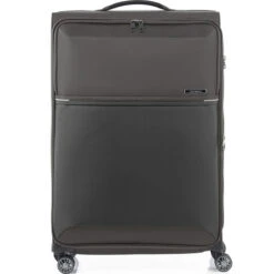 Samsonite 73H Softside Suitcase Set Of 3 Platinum Grey 38025, 38024, 38021 With FREE Worldwide USB Charging Adaptor 86350