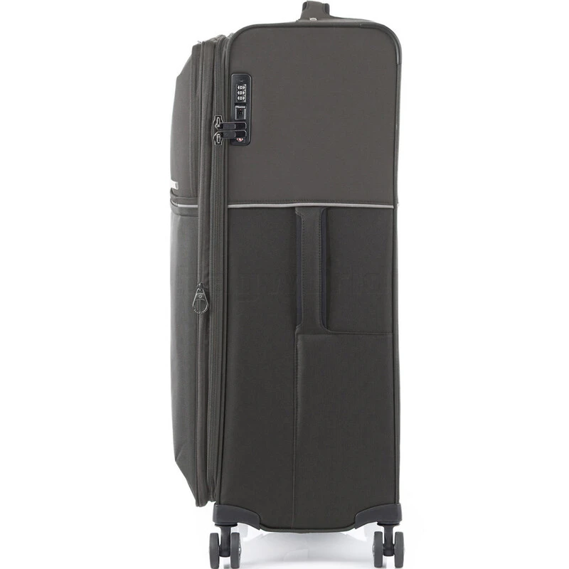 Samsonite 73H Softside Suitcase Set Of 3 Platinum Grey 38025, 38024, 38021 With FREE Worldwide USB Charging Adaptor 86350 3 Samsonite 73H Softside Suitcase Set Of 3 Platinum Grey 38025, 38024, 38021 With FREE Worldwide USB Charging Adaptor 86350 - Image 3