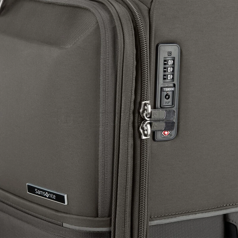 Samsonite 73H Softside Suitcase Set Of 3 Platinum Grey 38025, 38024, 38021 With FREE Worldwide USB Charging Adaptor 86350 6 Samsonite 73H Softside Suitcase Set Of 3 Platinum Grey 38025, 38024, 38021 With FREE Worldwide USB Charging Adaptor 86350 - Image 6