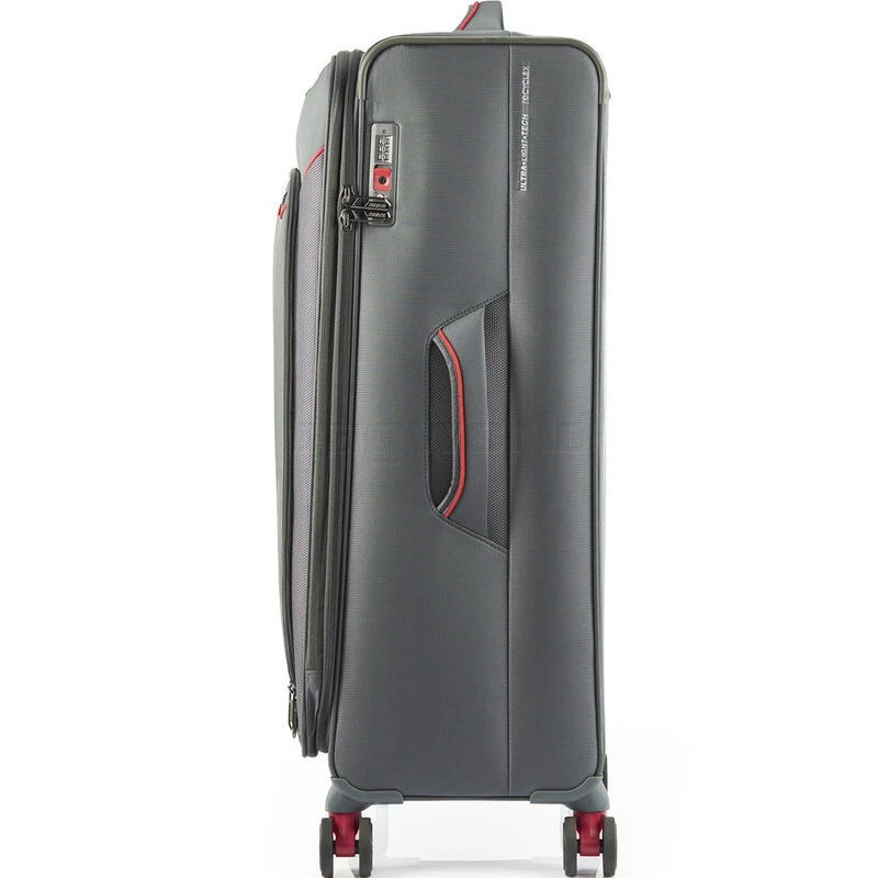 American Tourister Applite 4 Eco Softside Suitcase Set Of 3 Grey 45822, 45823, 45824 With FREE Worldwide USB Charging Adaptor 86350 3 American Tourister Applite 4 Eco Softside Suitcase Set Of 3 Grey 45822, 45823, 45824 With FREE Worldwide USB Charging Adaptor 86350 - Image 3