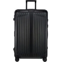 Samsonite Lite-Box ALU Hardside Suitcase Set Of 3 Black 22705, 22706, 22707 With FREE Worldwide USB Charging Adaptor 86350