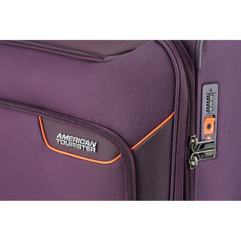 American Tourister Applite 4 Eco Softside Suitcase Set Of 3 Purple 45822, 45823, 45824 With FREE Worldwide USB Charging Adaptor 86350 5 American Tourister Applite 4 Eco Softside Suitcase Set Of 3 Purple 45822, 45823, 45824 With FREE Worldwide USB Charging Adaptor 86350 - Image 5