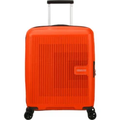 American Tourister Aerostep Small/Cabin 55cm Hardside Suitcase Bright Orange 46819
