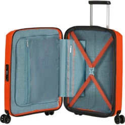 American Tourister Aerostep Small/Cabin 55cm Hardside Suitcase Bright Orange 46819 -Travel Storage Shop lrg 816