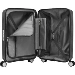 American Tourister Curio 2 Small/Cabin 55cm Hardside Suitcase Black 45138 -Travel Storage Shop lrg 874