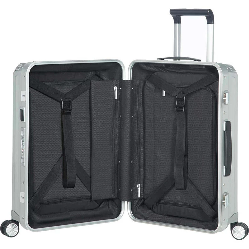 Samsonite Lite-Box ALU Small/Cabin 55cm Hardside Suitcase Aluminium 22705 4 Samsonite Lite-Box ALU Small/Cabin 55cm Hardside Suitcase Aluminium 22705 - Image 4