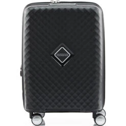 American Tourister Squasem Small/Cabin 55cm Hardside Suitcase Black 45745