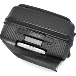 American Tourister Curio Book Opening Hardside Suitcase Set Of 3 Black 48232, 48233, 48234 With FREE Worldwide USB Charging Adaptor 86350 -Travel Storage Shop lrg 953