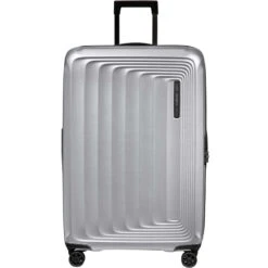 Samsonite Nuon Large 75cm Hardside Suitcase Matt Silver 34402