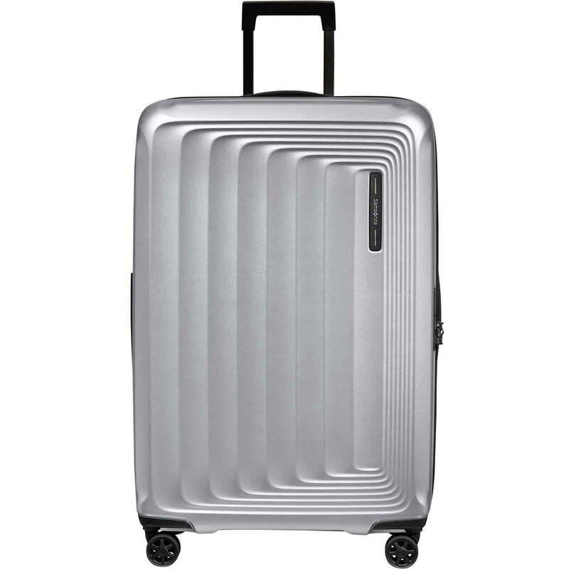 Samsonite Nuon Large 75cm Hardside Suitcase Matt Silver 34402 1 Samsonite Nuon Large 75cm Hardside Suitcase Matt Silver 34402